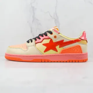 A Bathing Ape BAPE STA Star Lightning Beige Pink Orange سينكرز لايف ستايل