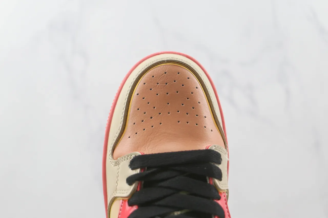 A Bathing Ape BAPE STA Star Lightning Beige Pink Orange Sneakers Lifestyle 6