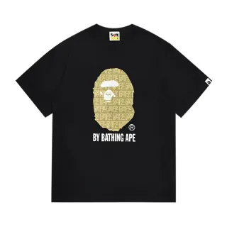 تي شيرت A Bathing Ape أسود بطباعة جرافيك