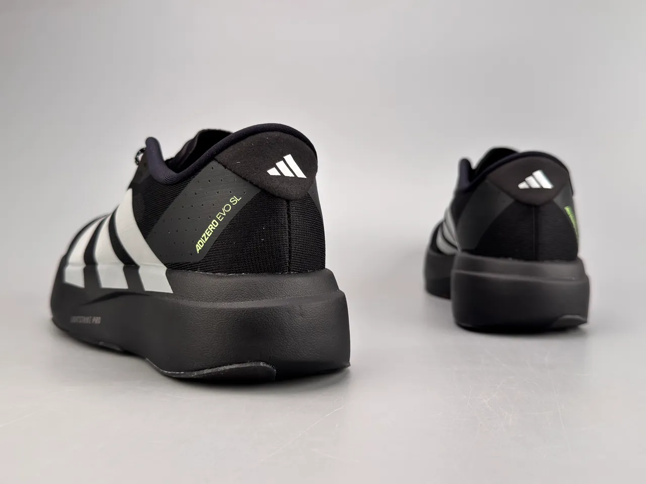 Adidas Adizero Evo.S Black Silver Running Shoes 2