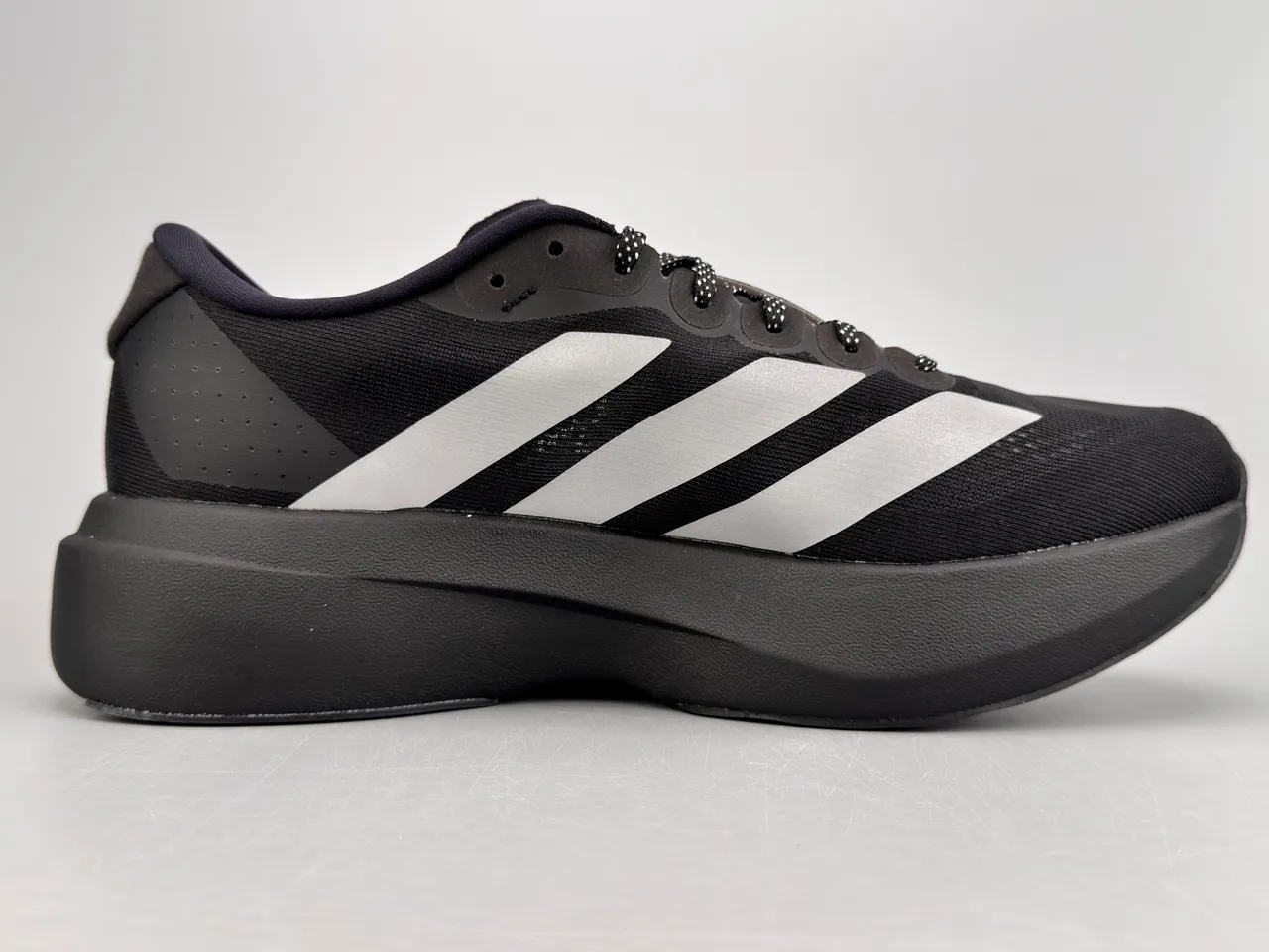 Adidas Adizero Evo.S Black Silver Running Shoes 10