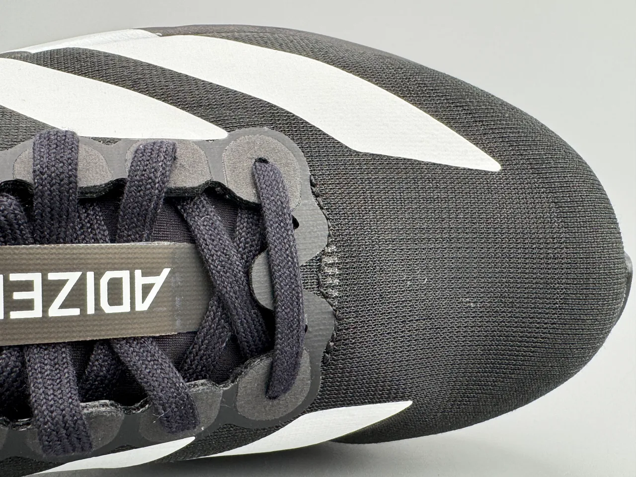 Adidas Adizero Evo SL Tênis de corrida pretos e brancos 2