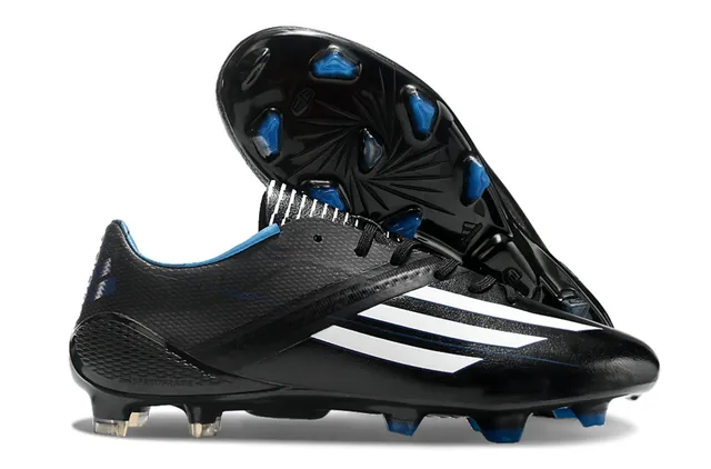 Adidas adizero Superior rosa e azul geométrico branco três listras marca superfície firme sapatos de futebol 6