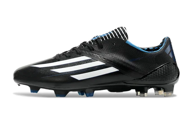Adidas adizero Superior rosa e azul geométrico branco três listras marca superfície firme sapatos de futebol 8