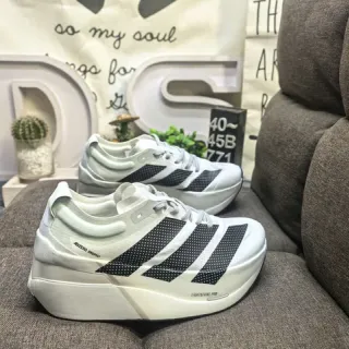 Adidas Adizero Propulse सफेद काला रनिंग जूते