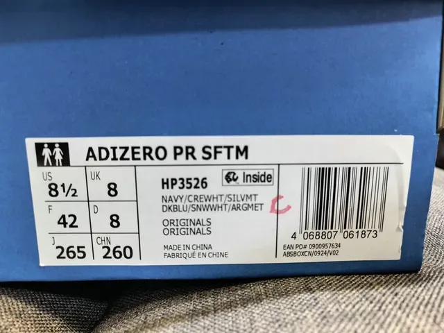 Adidas adizero SPM-006 नीला सफेद लाइफस्टाइल स्नीकर 2