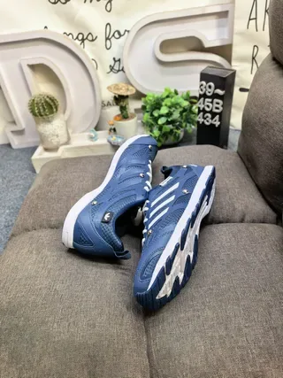 Adidas adizero SPM-006 नीला सफेद लाइफस्टाइल स्नीकर 6