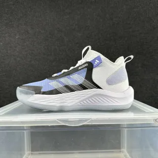 Adidas ADIZERO White Purple Black Basketball Shoes