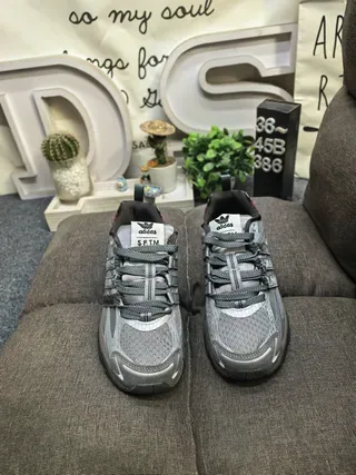 Adidas Chaussures Lifestyle Vert Armée Mesh et Superposition Synthétique 10