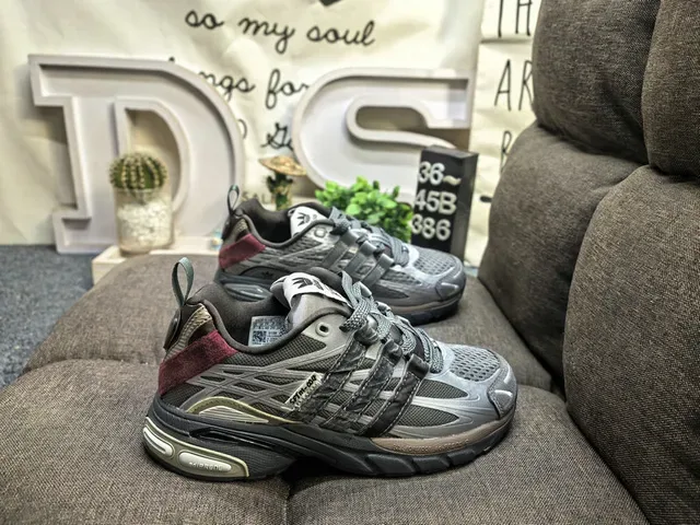 Adidas Chaussures Lifestyle Vert Armée Mesh et Superposition Synthétique 11