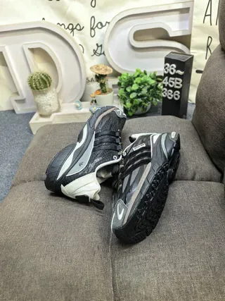 Adidas Chaussures Lifestyle Vert Armée Mesh et Superposition Synthétique 16