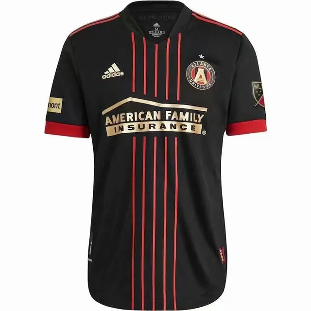 Adidas Atlanta United FC Maillot de performance Noir Rouge Or 2