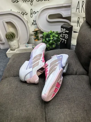 Adidas Beige Black Malha Superior Painel Lateral Três Faixas Tênis Estilo de Vida 6