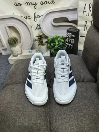 Adidas Beige Black Malha Superior Painel Lateral Três Faixas Tênis Estilo de Vida 20