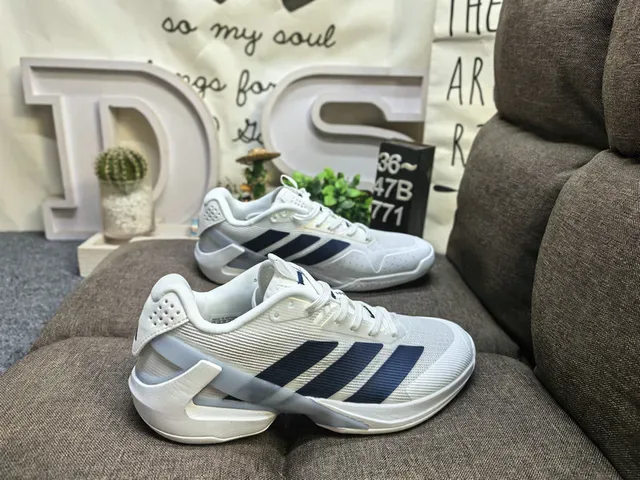 Adidas Beige Black Malha Superior Painel Lateral Três Faixas Tênis Estilo de Vida 21