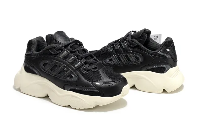 Adidas Tênis Chunky Bege Cinza Sola Intermediária Camadas Sintéticas Sobrepostas 15