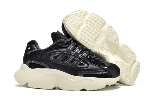 Adidas Tênis Chunky Bege Cinza Sola Intermediária Camadas Sintéticas Sobrepostas 18