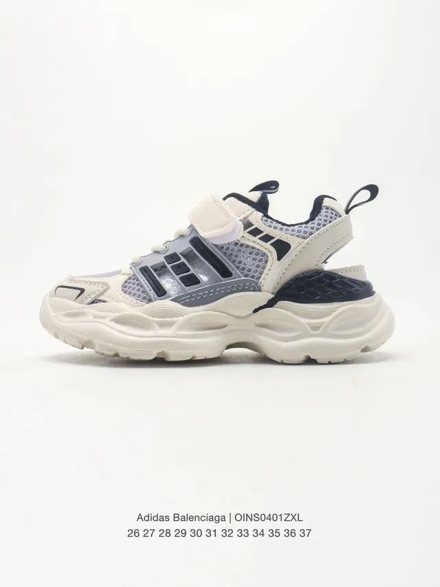 Adidas بيج أرجواني منصة نعل شبكي و صناعي طبقة علوية حذاء رياضي سميك 3
