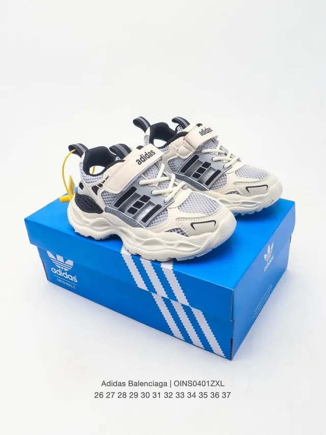 Adidas بيج أرجواني منصة نعل شبكي و صناعي طبقة علوية حذاء رياضي سميك 4