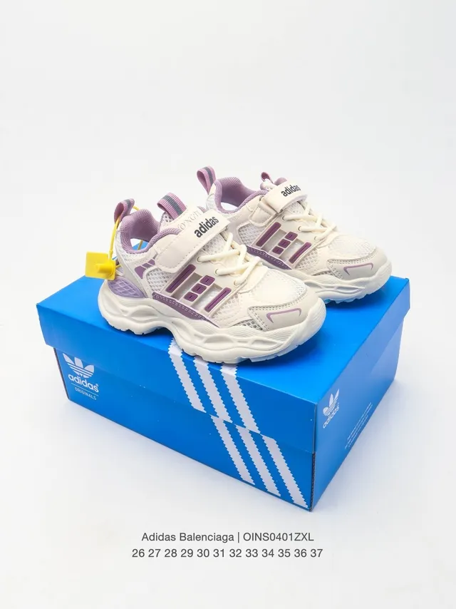 Adidas بيج أرجواني منصة نعل شبكي و صناعي طبقة علوية حذاء رياضي سميك 12