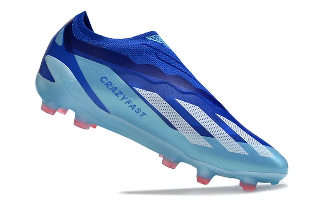 Adidas नीला पारदर्शी मोजा फिट किनिट कॉलर पारदर्शी TPU Cage फर्म-ग्राउंड फुटबॉल जूते 2