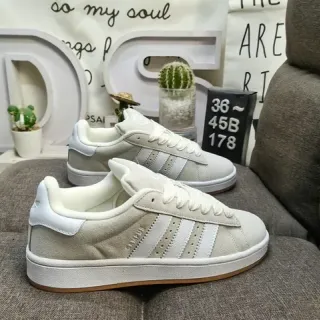 Adidas Campus Zapatillas Lifestyle Beige y Blanco