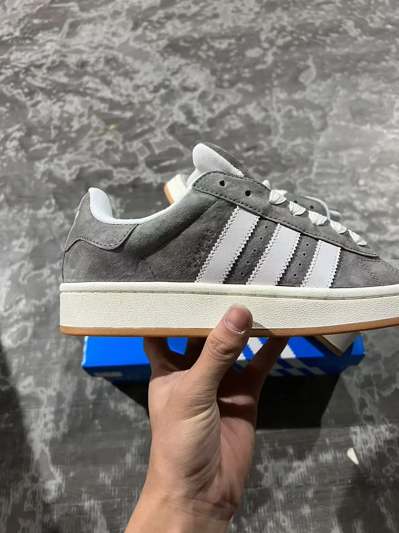 Adidas Campus Tênis Lifestyle Cinza Camurça 7