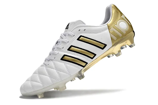 Adidas Copa Pure Gold جلد مبطن أرضية صلبة أحذية كرة القدم 3