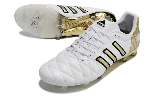 Adidas Copa Pure Gold جلد مبطن أرضية صلبة أحذية كرة القدم 4