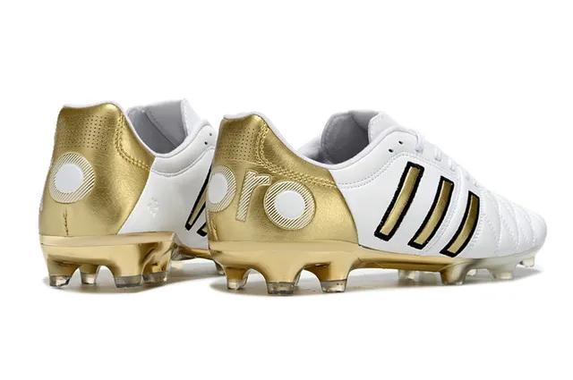 Adidas Copa Pure Gold جلد مبطن أرضية صلبة أحذية كرة القدم 5