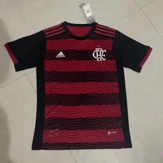 Adidas Flamengo Wavy Stripe Red Black Jersey
