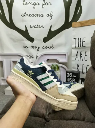Adidas Forum 84 Low Zapatillas Lifestyle Blancas Grises Azules 5