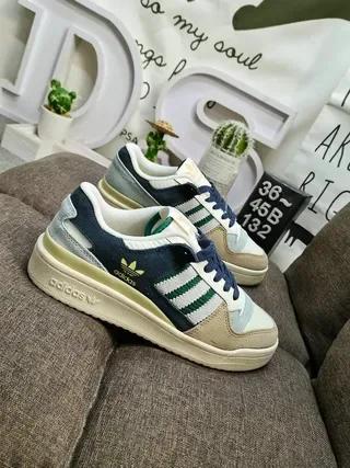 Adidas Forum 84 Low Zapatillas Lifestyle Blancas Grises Azules 9
