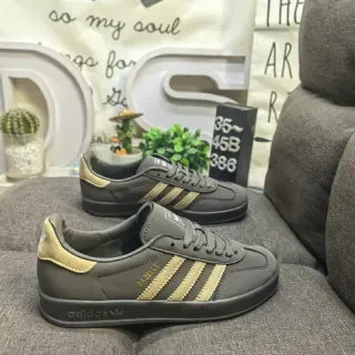 Adidas Gazelle Vert Olive et Or Chaussures Lifestyle