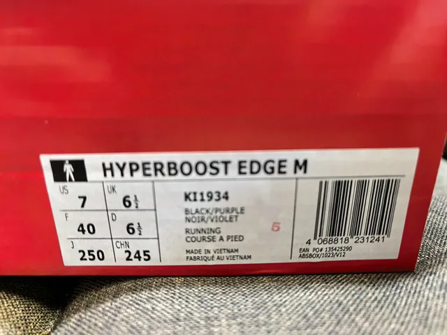 Adidas Hyperboost Chaussures de course Violet et Noir 2