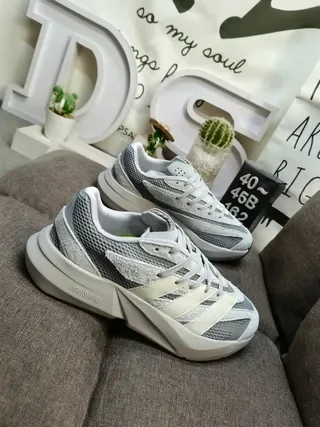 Adidas Lightstrike Platform Sneaker Gris Crème Lifestyle Sneakers 9