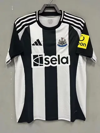 Adidas Newcastle United কালো ও সাদা ডোরা ফুটবল জার্সি 2