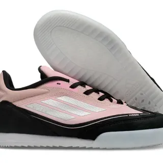 Adidas Chaussures Futsal Rose Noir Low-Top Indoor