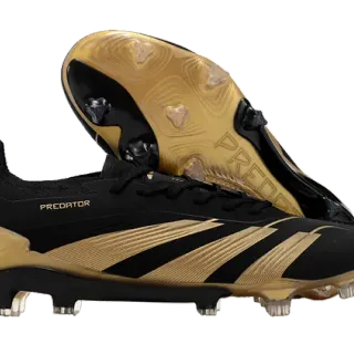 Adidas Predator Noir et Or Firm-Ground Chaussures de Football