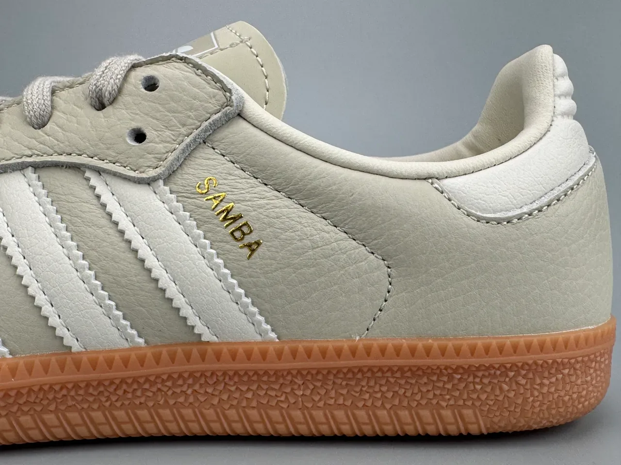 Adidas Samba Beige and Gum حذاء أسلوب حياة 6