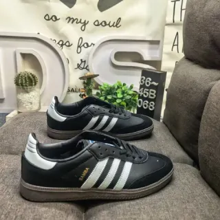 Adidas Samba 黑白生活方式运动鞋
