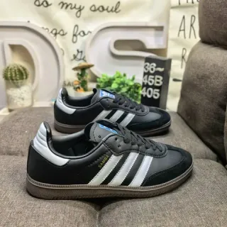 Adidas Samba 黑白生活方式运动鞋