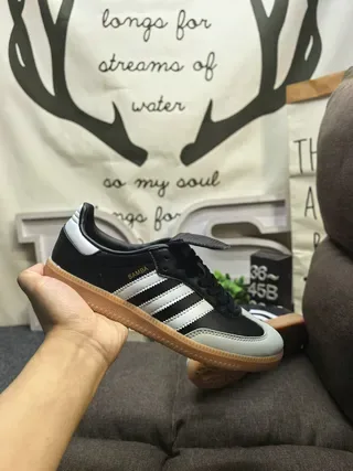 Adidas Samba Preto Branco Goma Lifestyle 5