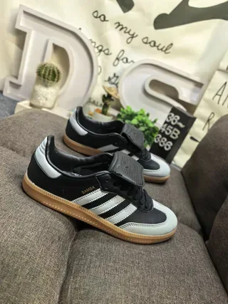 Adidas Samba Preto Branco Goma Lifestyle 9