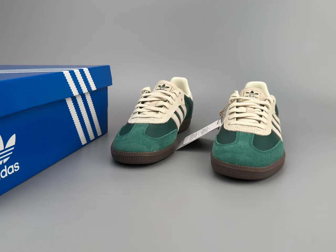 Adidas Samba Verde y Crema Zapatillas Lifestyle 3