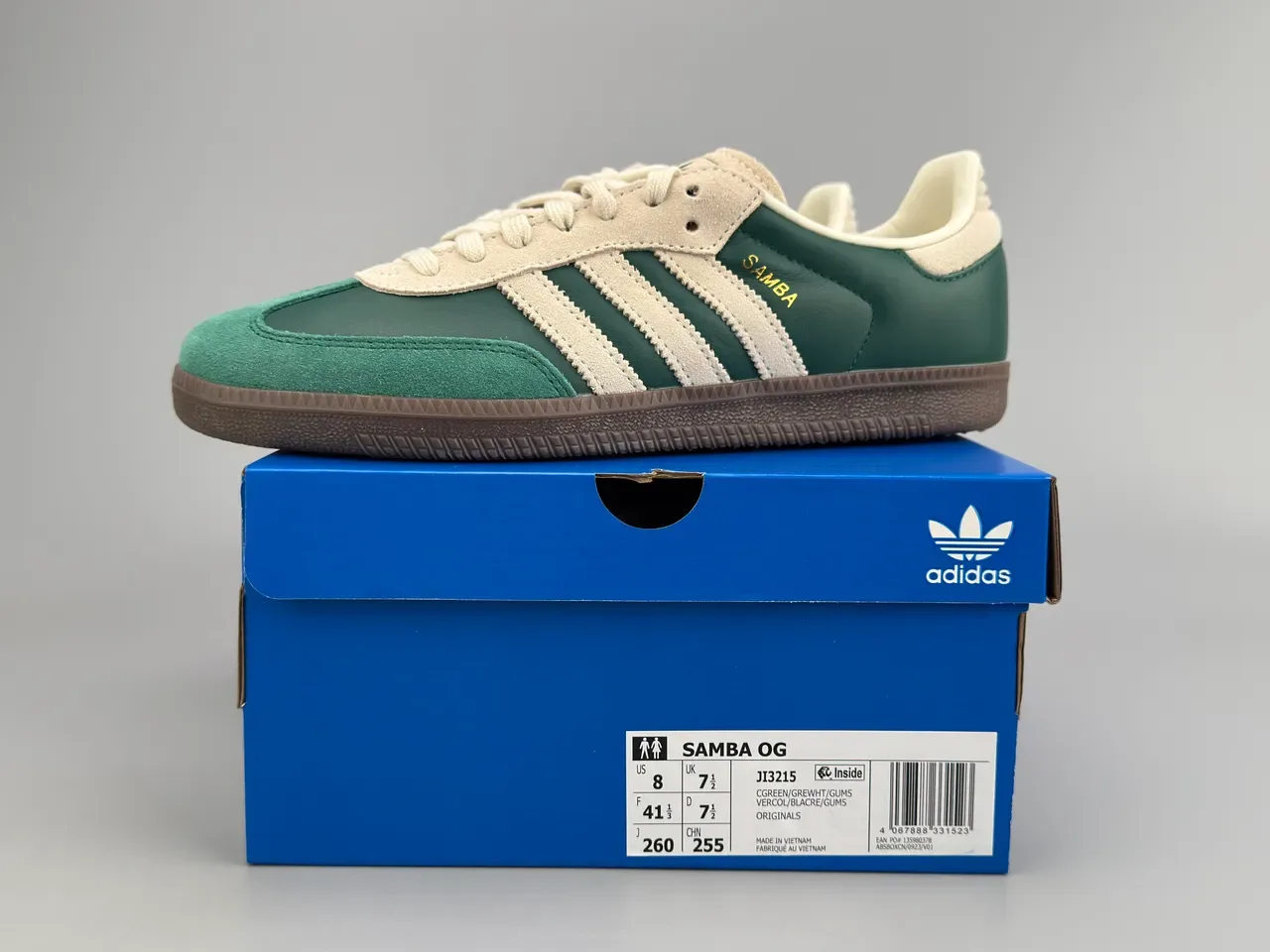 Adidas Samba Verde y Crema Zapatillas Lifestyle 4