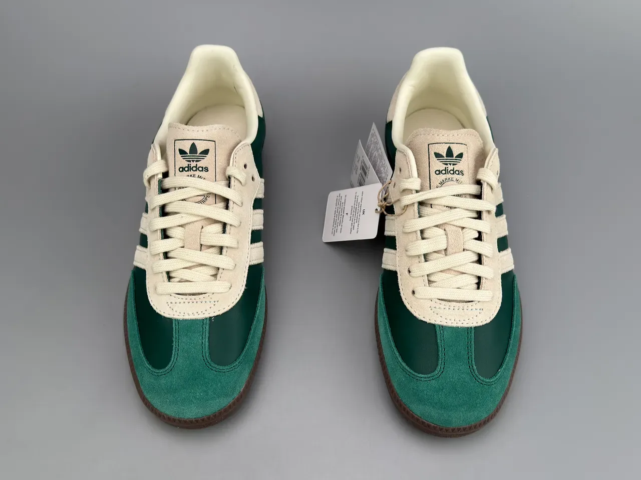 Adidas Samba Verde y Crema Zapatillas Lifestyle 9
