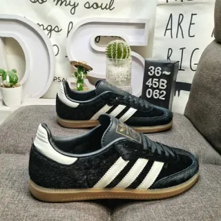 Adidas Samba OG أسود وأبيض حذاء لايف ستايل