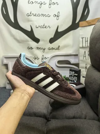 Adidas Samba OG Marron Off-White Bleu Clair Sneakers Lifestyle 7