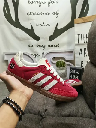 Adidas Samba OG Chaussures lifestyle rouge et blanc 5